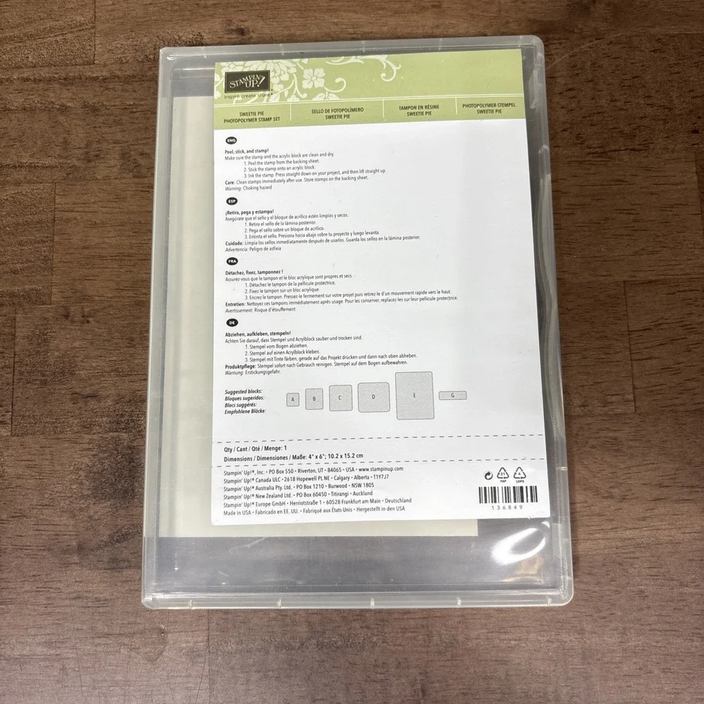 Stampin' Up! Sweetie Pie #136849 & Sweetie Pie Frames #137121